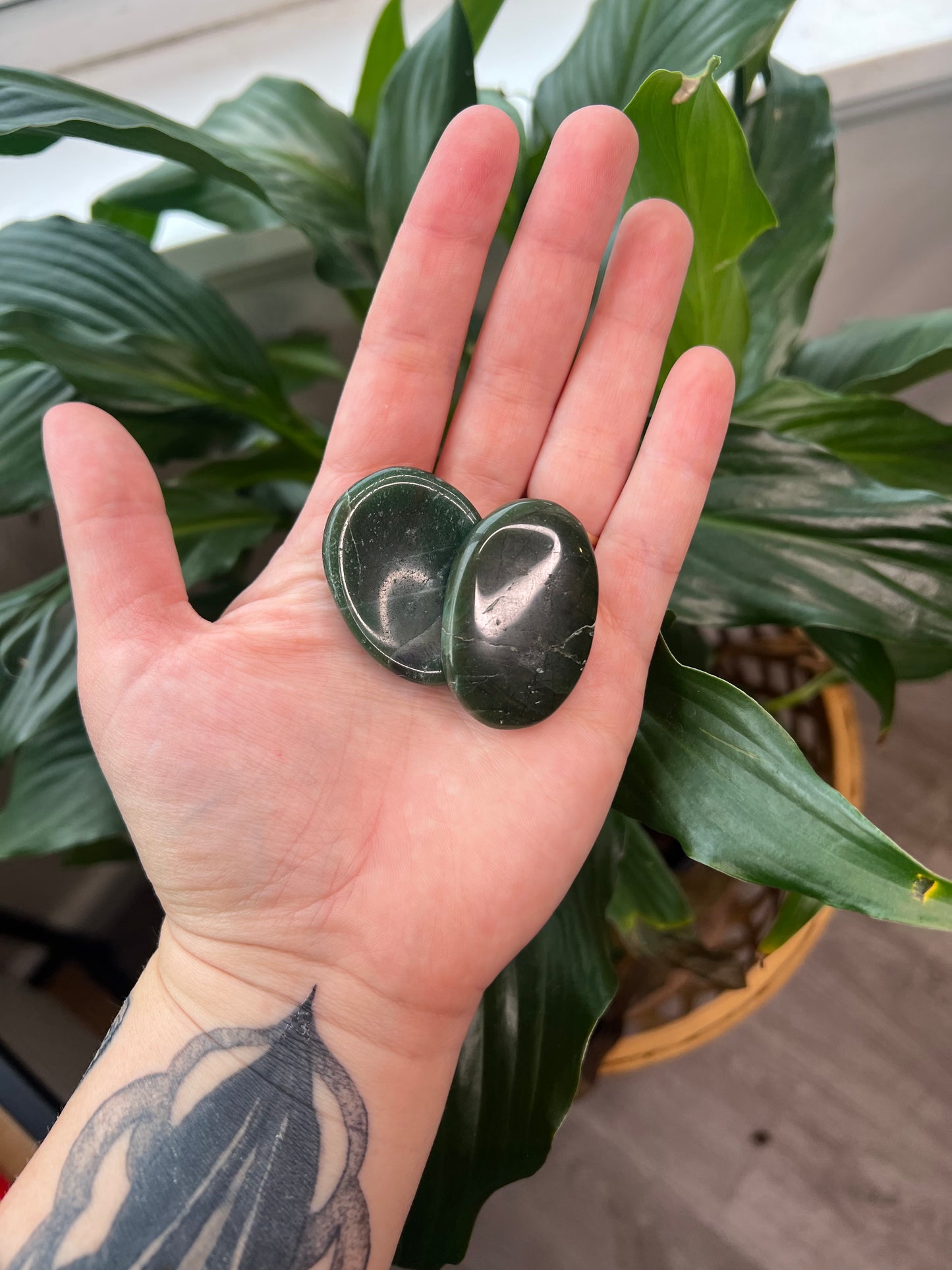 Bloodstone Worry Stone