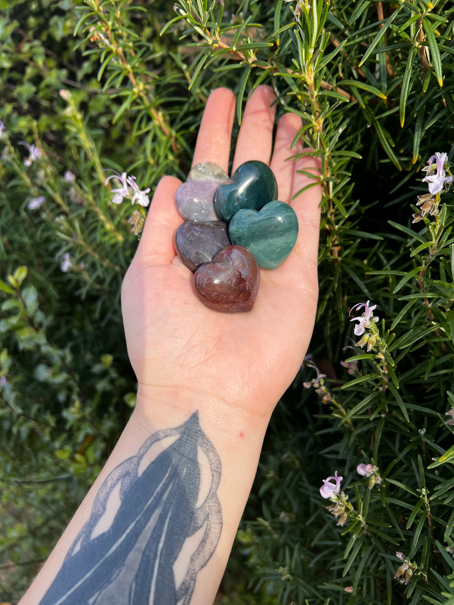 Ocean Jasper Heart