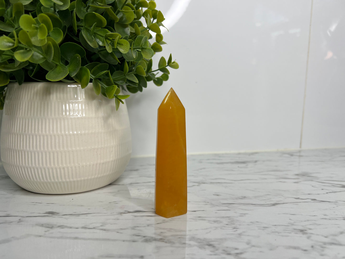 Orange Calcite Tower