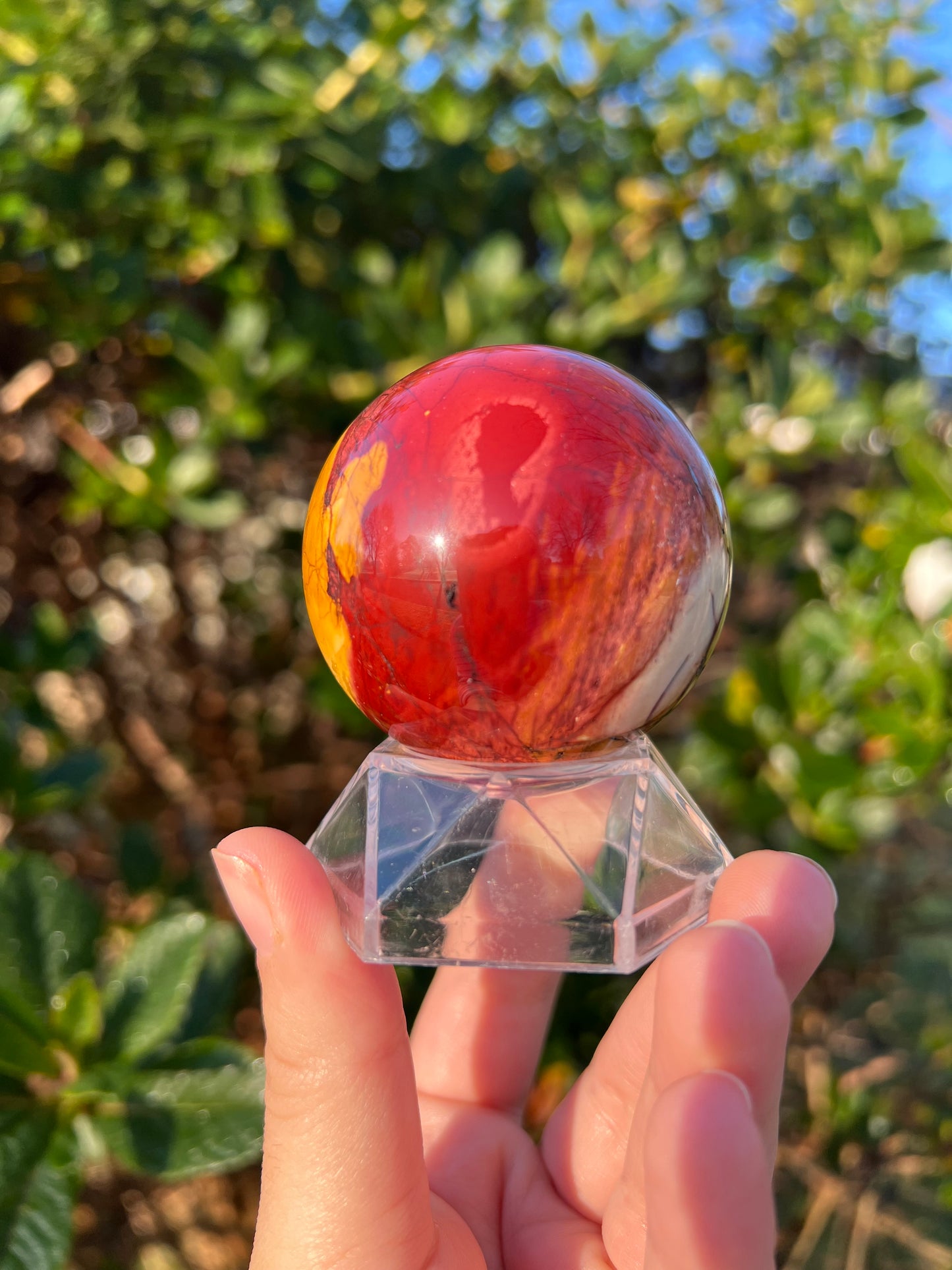 Brecciated Mookaite Sphere