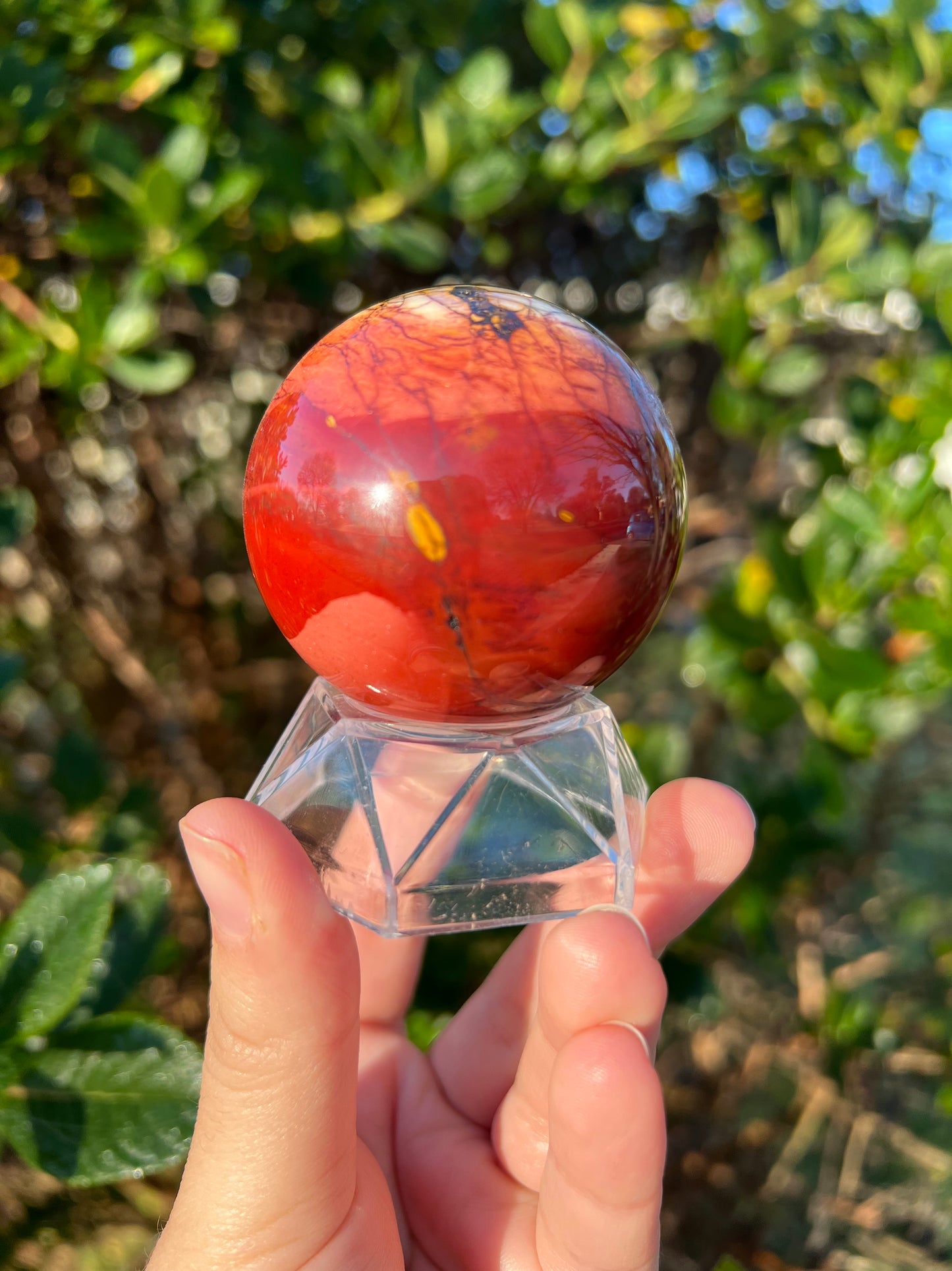 Brecciated Mookaite Sphere