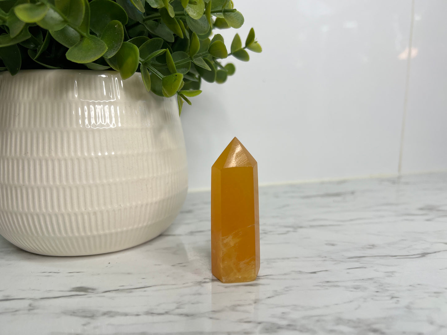 Orange Calcite Tower Sml