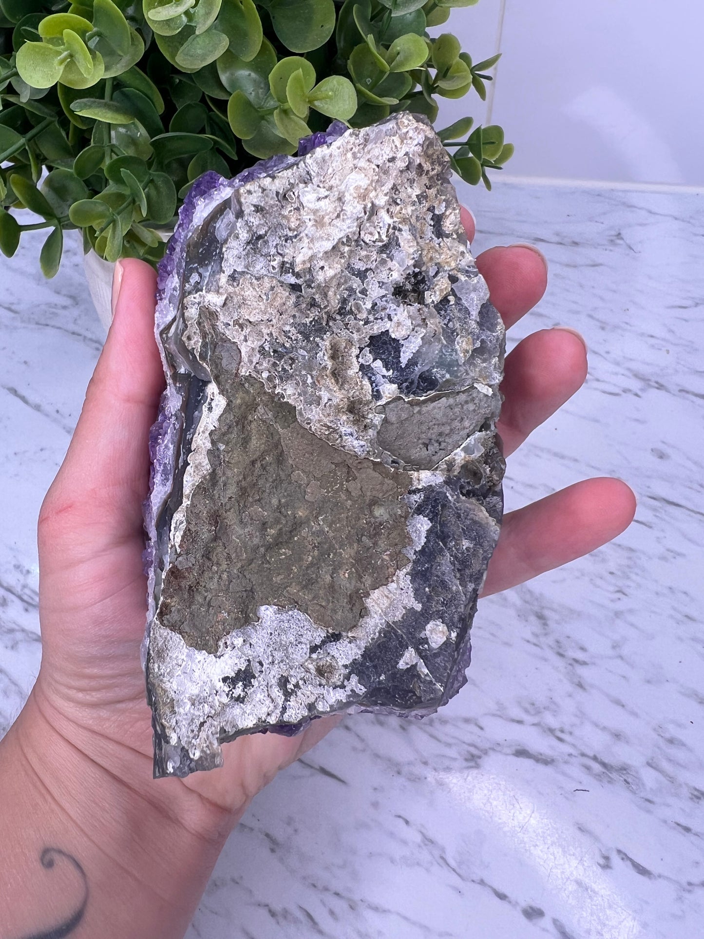 Amethyst Cluster- Statement Piece (From Uruguay)