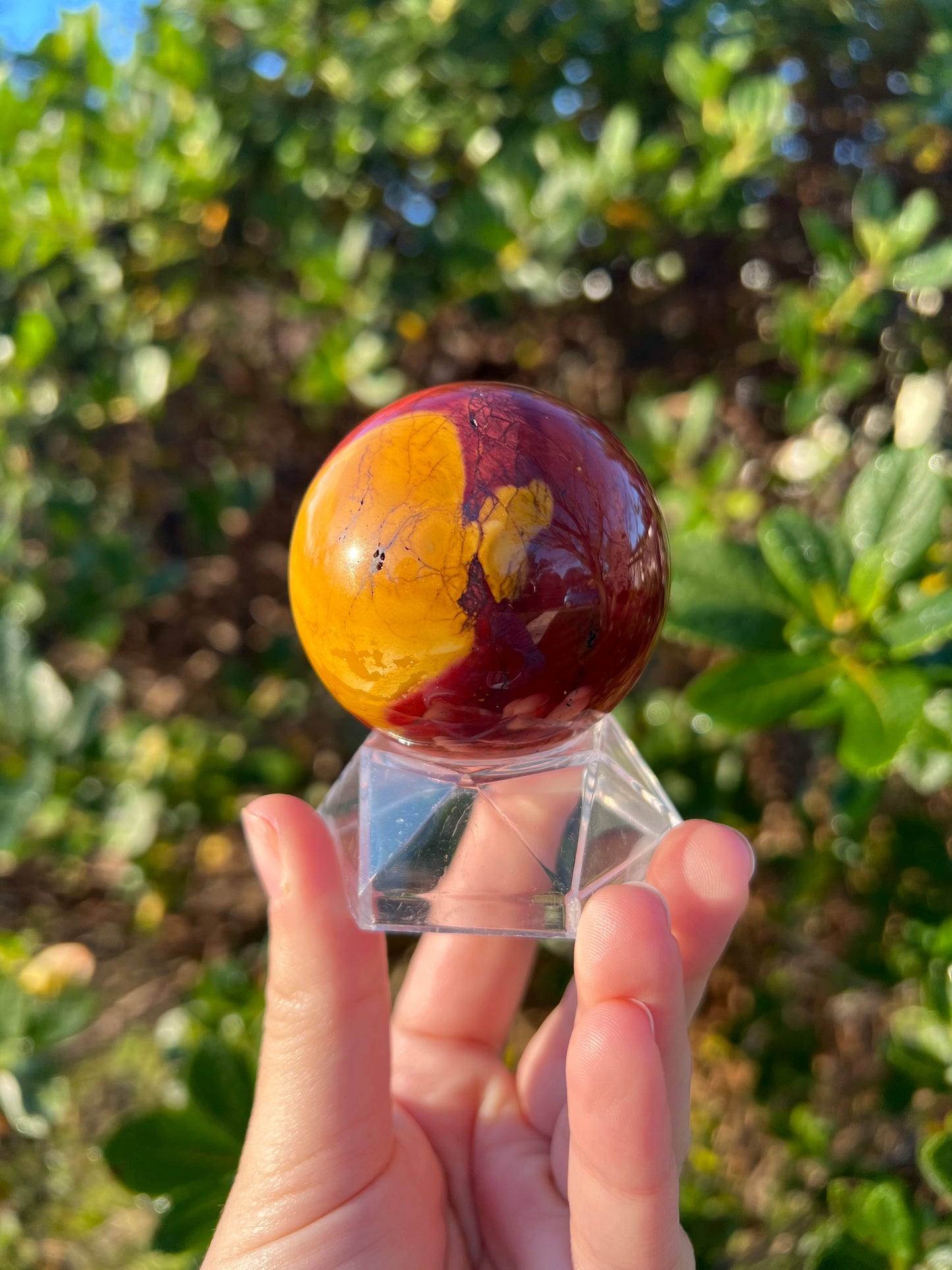 Brecciated Mookaite Sphere