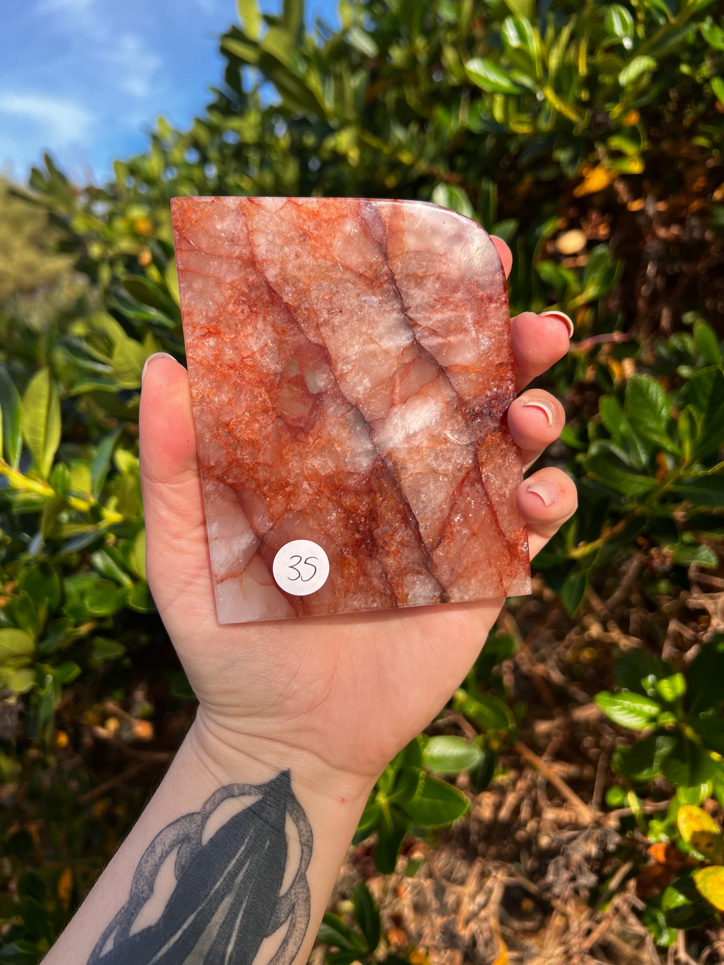 Fire Quartz Slab