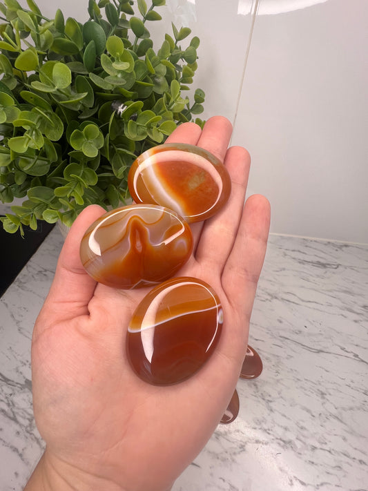 Carnelian Worry Stone