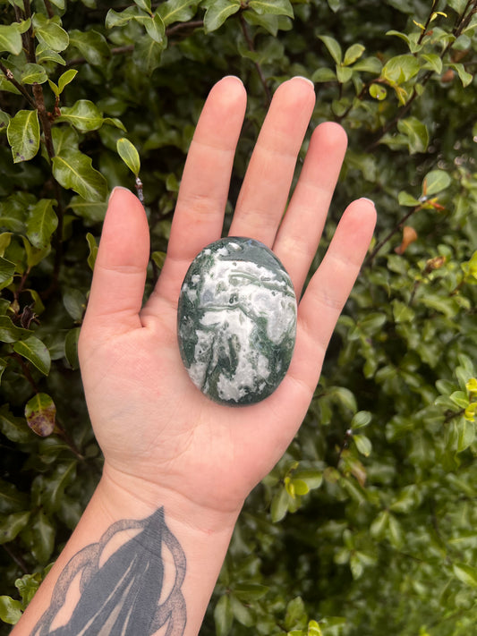 Moss Agate Palmstone