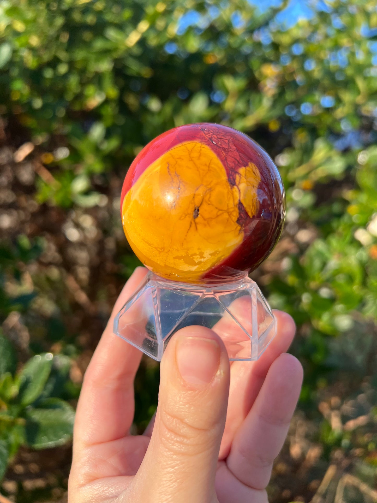 Brecciated Mookaite Sphere