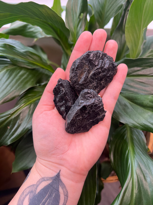 Black Tourmaline Rough